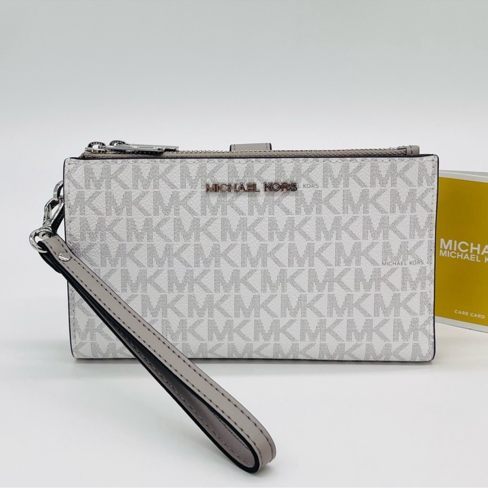 Michael Kors jet set Double zip phone Wallet